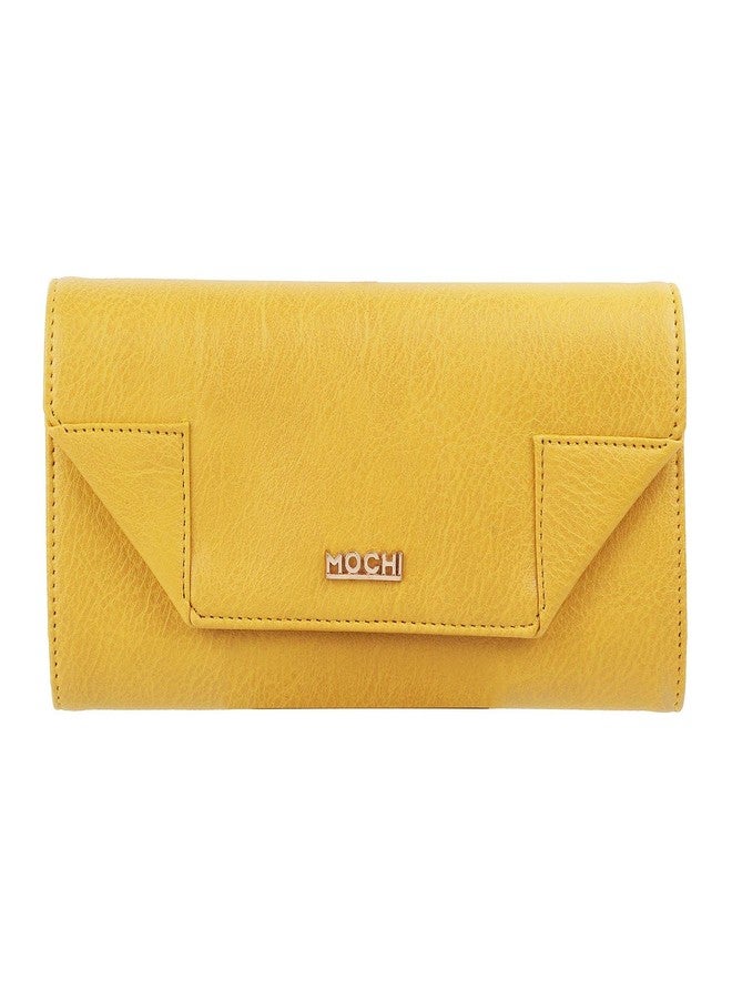 Mochi Women Bifold Clutch (95-7766-Yellow) - Image 1